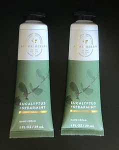 2 Bath Body Works Aromatherapie Eukalyptus Minze Handcreme Lotion 1 Unze Reise - Bild 1 von 2