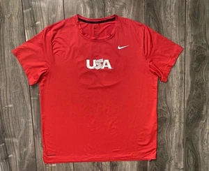 Player Issued #47 Nike Pro US USA Baseball National Team Used Training Shirt XL - Picture 1 of 23