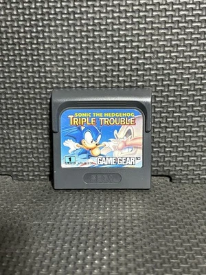 Sega Game Gear SONIC TRIPLE TROUBLE Euro PAL Excellent condition loose - Image 1 of 3