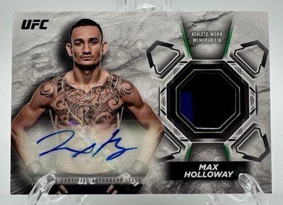 2018 Topps UFC Knockout - Max Holloway #KAR-MO Relic Auto 12/99 SSP - Image 1 of 2