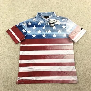 Yatta Golf Mens Large Polo Shirt The Patriot New - Picture 1 of 6