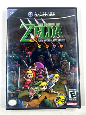 The Legend of Zelda: Four Swords Adventures (Nintendo GameCube, 2004) CIB - Image 1 of 4