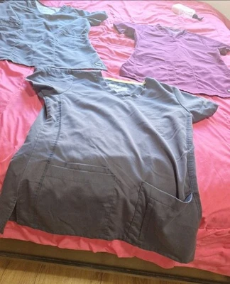 Grey’s Anatomy Signature by Barco Women’s Scrub Shirt Lot Tops 3 Total Size S - Image 1 of 4
