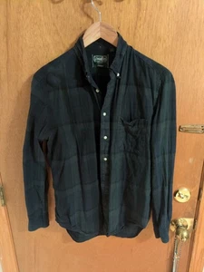 gitman vintage gitman bros linen blackwatch plaid - M - Picture 1 of 3