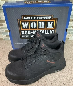 SKECHERS Herren Work Speed-Flex Trekker Mid Comp Toe schwarz Gr. 9,5 breit anprobiert - Bild 1 von 13