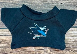 FITS labub Doll Clothes Tee Shirt 15-17cm Dress Up San Jose Sharks Hockey - Picture 1 of 1