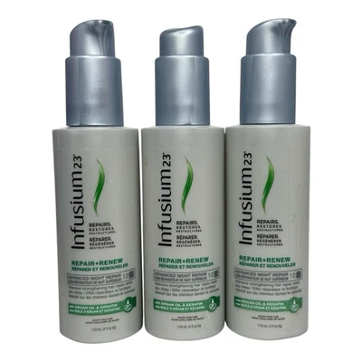 (3) Infusium 23 REPAIR & RENEW Step 3 Advanced Night Repair 4 Fl Oz Each New - Image 1 of 3
