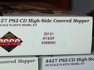 HO PROTO 2000 4427 PS2-CD High-Side Covered Hoppers! RAILROADS - Picture 1 of 8