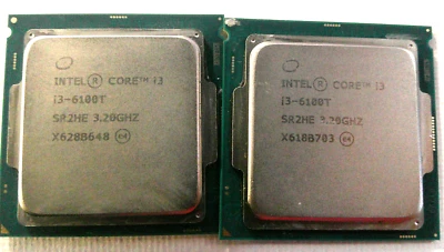 Lot of 2 - Intel Core i3-6100T 3.20GHz 2 Core 3 MB CPU Processors SR2HE - Image 1 of 4