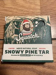Alquitrán de pino nevado Dr. Squatch 5 oz. Jabón natural para hombre edición limitada mediano G nuevo en caja - Imagen 1 de 4