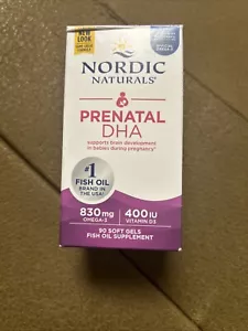 Nordic Naturals Prenatal DHA 90 Soft Gels EXP 04/25 - Picture 1 of 4