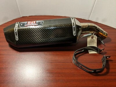 2011-2020 11-20 SUZUKI GSXR GSX-R 600 750 YOSHIMURA C/F SLIP ON EXHAUST #2040 - Image 1 of 4