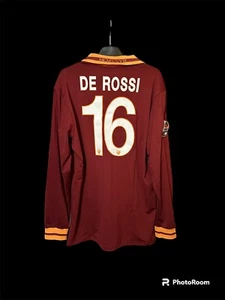 Rara Maglia Trikot Camiseta Maillot Shirt AS Roma Calcio Indossata match worn - Foto 1 di 8