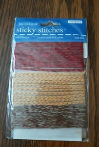 Colorbok Solid Fall colors Sticky Stitches  - Picture 1 of 2