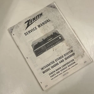 Zenith Service Manual HF-48 Integrated Stereo Systems IS4090 IS4090XP Original - Picture 1 of 4