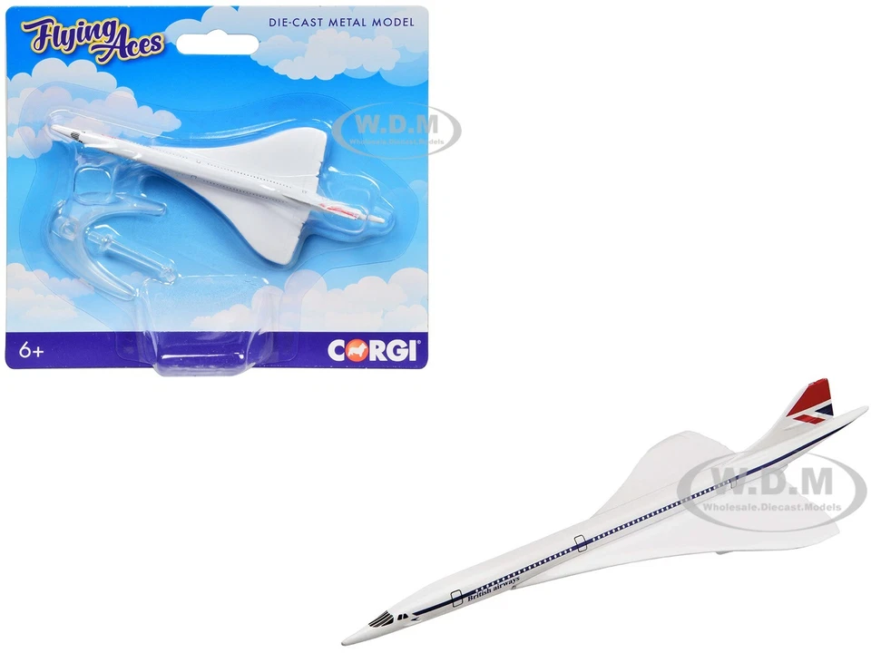 AVIÓN BAE/AEROSPATIALE CONCORDE "BRITISH AIRWAYS" FUNDIDO A PRESIÓN POR CORGI CS90636 Foto 1 de 1