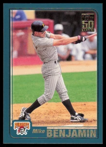 2001 Topps 59 Mike Benjamin Pittsburgh Pirates - Picture 1 of 2