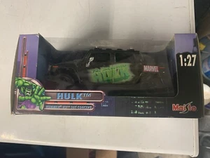 MAISTO 1:27 MARVEL THE HULK HUMMER H2 SUT CONCEPT DIECAST TRUCK 2003 - Picture 1 of 4