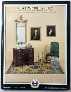 New Hampshire Auction New England Antiques Northeast Auctions Catalog March 1998 - Picture 1 of 7