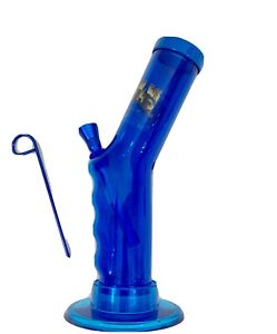 INHALE®️8" GRIP ACRYLIC HOOKAH WATER PIPE WITH THUMB CARB  MADE IN THE USA