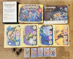 Goosebumps Shrieks and Spiders Game 1995 by Parker Brothers 100% Complete - Nice - Picture 1 of 14