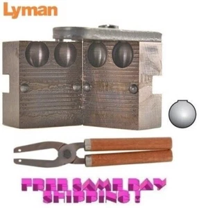 Lyman 2 Cav Round Ball Mold, 454 Diameter with Lee Handles # 2665454+90005 - Picture 1 of 4