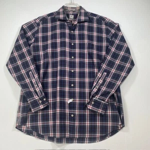 Peter Millar Long Sleeve Button Down Multi Colored Plaid Shirt Size XL Casual - Picture 1 of 13
