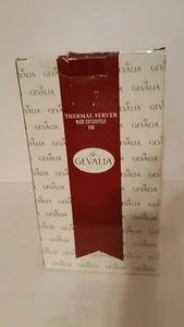 Gevalia Nuova Brocca Caffè Rivestita in Acciaio Inox Thermos. Alto 11". Buone condizioni - Foto 1 di 11