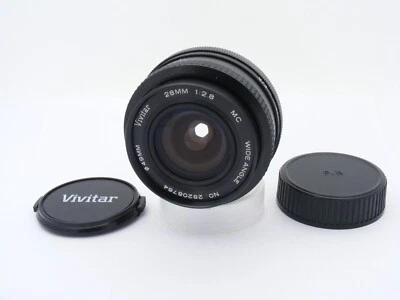 Vivitar 28mm f2.8 Komine Wide Angle lens no 28208764 Mount Pentax PK - Image 1 of 4