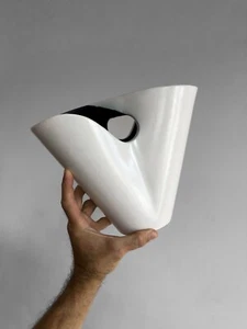 1950 ELCHINGER VASE CERAMIQUE MODERNISTE FORME LIBRE Jouve Chambost Accolay - Picture 1 of 10