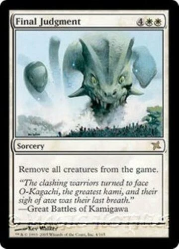 FINAL JUDGMENT Betrayers of Kamigawa MTG White Sorcery RARE - Image 1 of 1