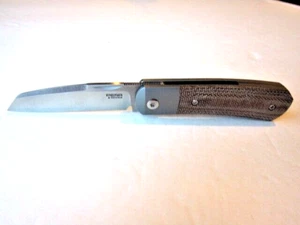 Enrique Pena X-Series Raptor M390 Micarta Front Flipper - Picture 1 of 6