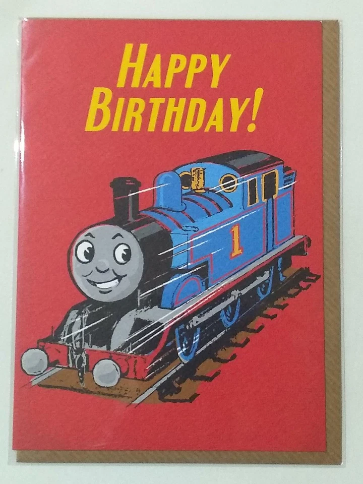 Thomas & Friends  Birthday card - Thomas the Tank Engine birthday card - Image 1 of 1
