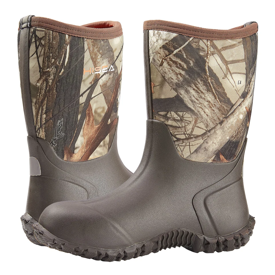 HISEA Kids Slip-On Rain & Snow Boots Toddler Little Kid Waterproof Outdoor Mud - Image 1 of 4