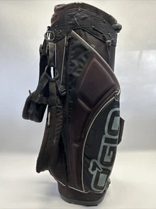 Ogio Woode StandGolf Carry Bag 8 Way Divider Gray & Black SEE DETAILS - Picture 1 of 15