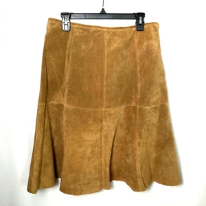 Eddie Bauer washable suede skirt - Picture 1 of 2