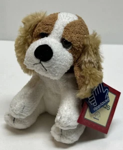 Applause Russ Berrie Plüsch Welpe Hund Stofftier Plaid Schal 6 Zoll Cocker Luv Haustiere ETIKETTEN - Bild 1 von 11