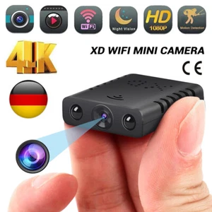 1080P HD Mini IP Kamera Wireless WLAN 4K WiFi Camera Überwachungkamera Spycam - Bild 1 von 12