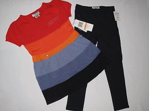 NWT GUESS 2pc set GIRL size M 5/6 multi color - Picture 1 of 9