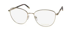 NEW ESCADA VESC61 GLASSES OVERSIZED METAL & PLASTIC 54-17-140 WOMENS 0300 - Picture 1 of 8