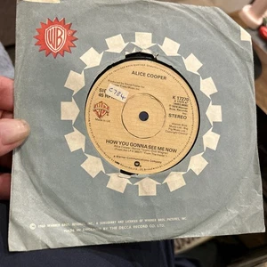 ALICE COOPER - How You Gonna See Me Now 7” Single Vinyl 1978 Warner Bros Vg+ - Picture 1 of 2