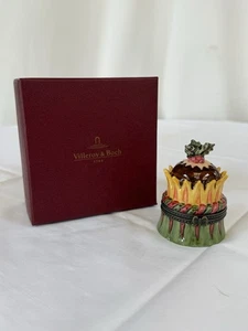 Villeroy & Boch Treats Serie Weihnachtspudding Klappdose 8cm mit Originalbox - Bild 1 von 9