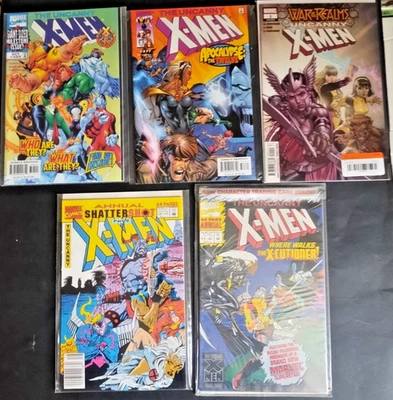 Uncanny X-Men #'s 360.377 Anuales 16,17 Guerra Lote De 5 Marvel Comics MCU Wolverine Foto 1 de 4