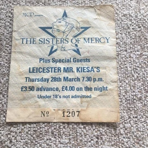 4 Sisters of Mercy tickets Leicester Sheffield. York Hamburg - Picture 1 of 1