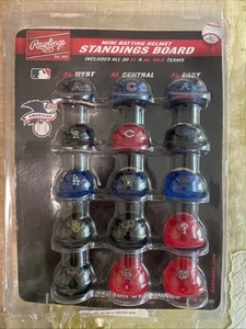 MLB MAJOR LEAGUE BASEBALL 15 Mini Batting Helmet Standings Board BLBS106 - Picture 1 of 12