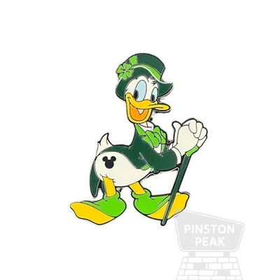 Prendedor Disney WDW Hidden Mickey 2025 Wave A Mystery - Pato Donald Día de San Patricio Foto 1 de 2