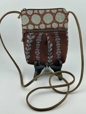 Bolso Bandolera Pequeño Maruca Marrón Azul Hecho a Mano Boulder Colorado Foto 1 de 4