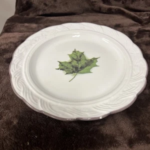 Vintage 9” Brunelli Italy Leaf Dinner Plate - Picture 1 of 5