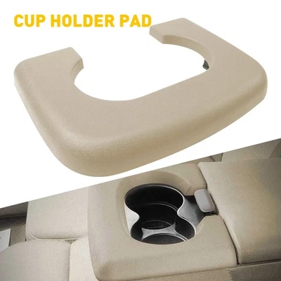 Beige Center Console Cup Holder Replacement Pad For 1997-03 Ford F150 2002 2001 Foto 1 de 4