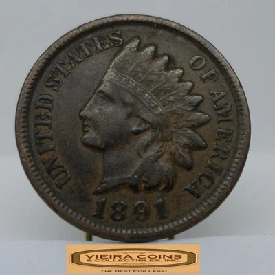 1891 Indian Head One Cent, Full Liberty - #C53135NQ - Image 1 of 2